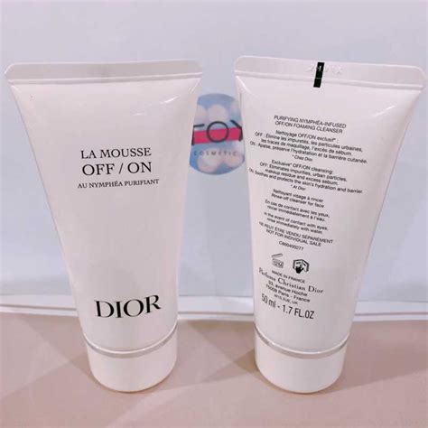 dior la mousse off on foaming cleanser